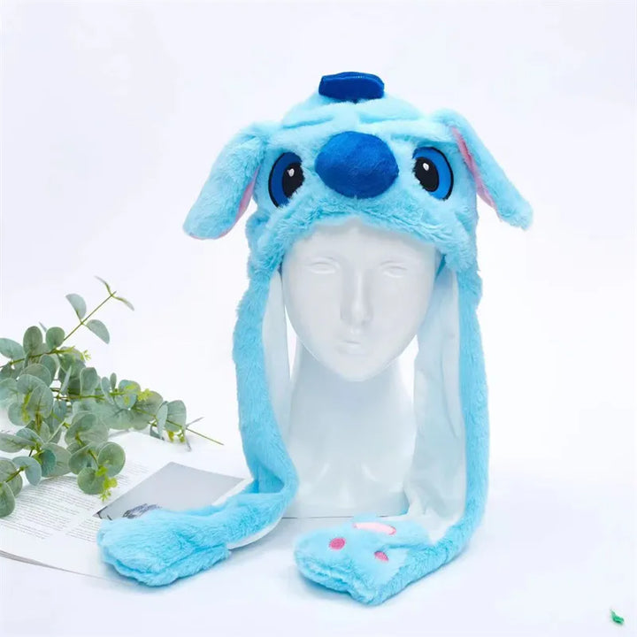 Wacky dog moving ears hat, a playful novelty gift & interactive accessory.