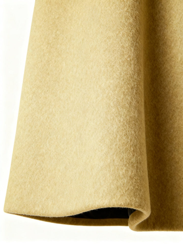 Classic men's long trench coat, tailored and refined for a sophisticated business casual look.