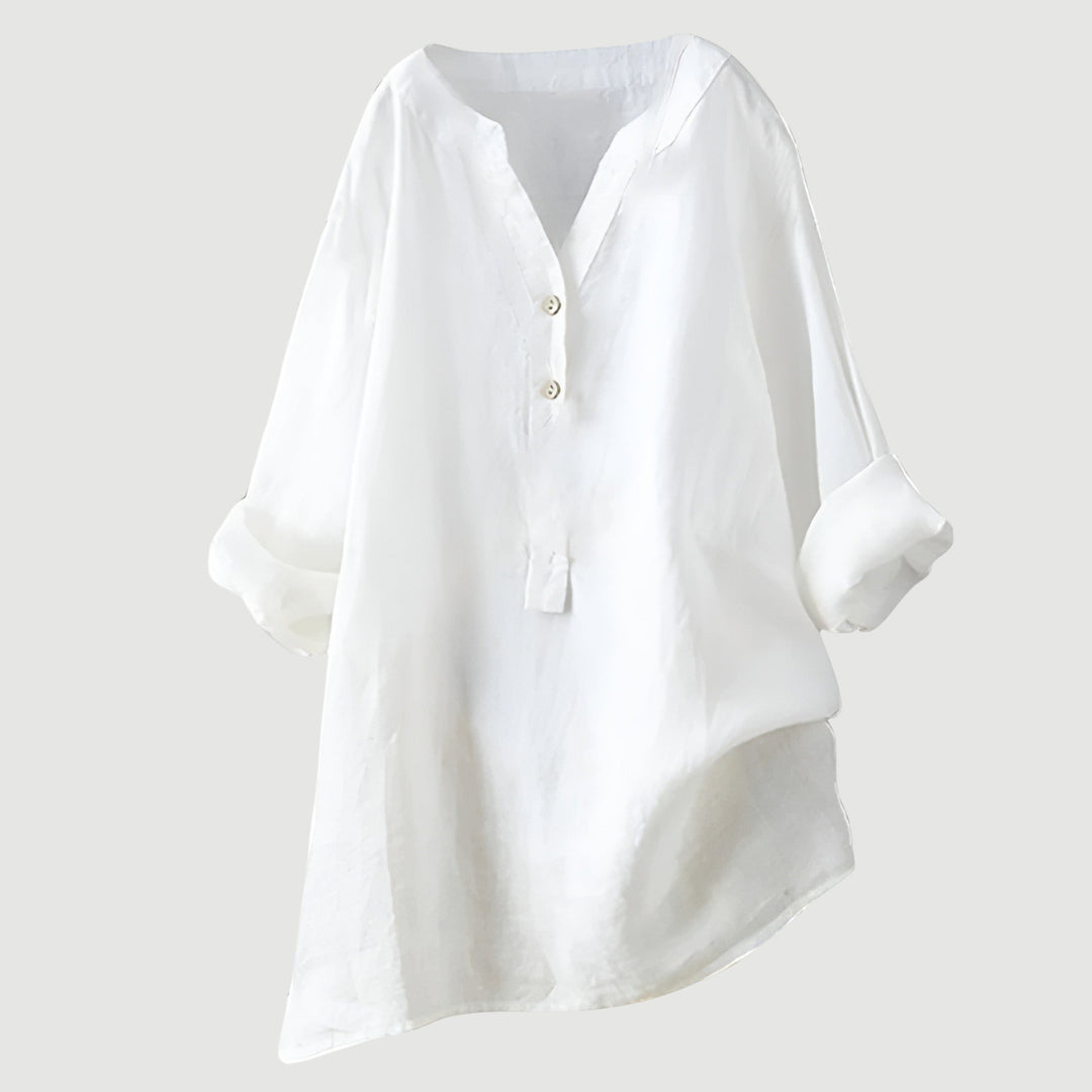 Women's Relaxed Button Tunic