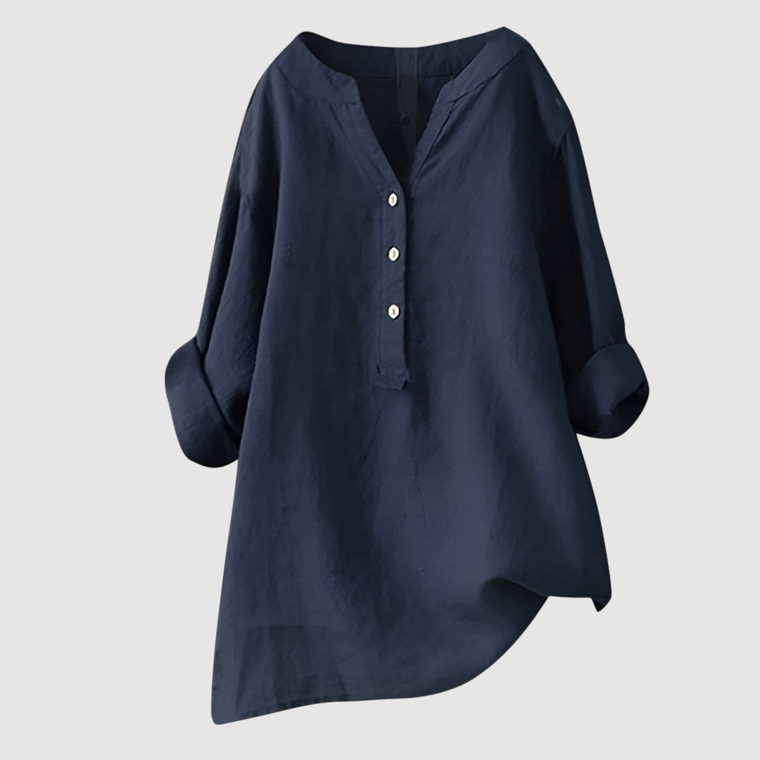 Women's Relaxed Button Tunic