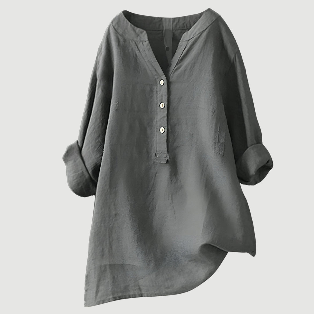Women's Relaxed Button Tunic
