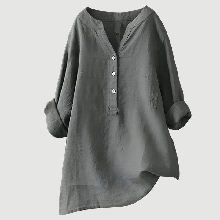 Women's Relaxed Button Tunic