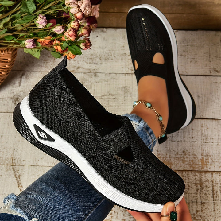 Supportive women's slip-on shoes with ergonomic design & arch support for all-day comfort.