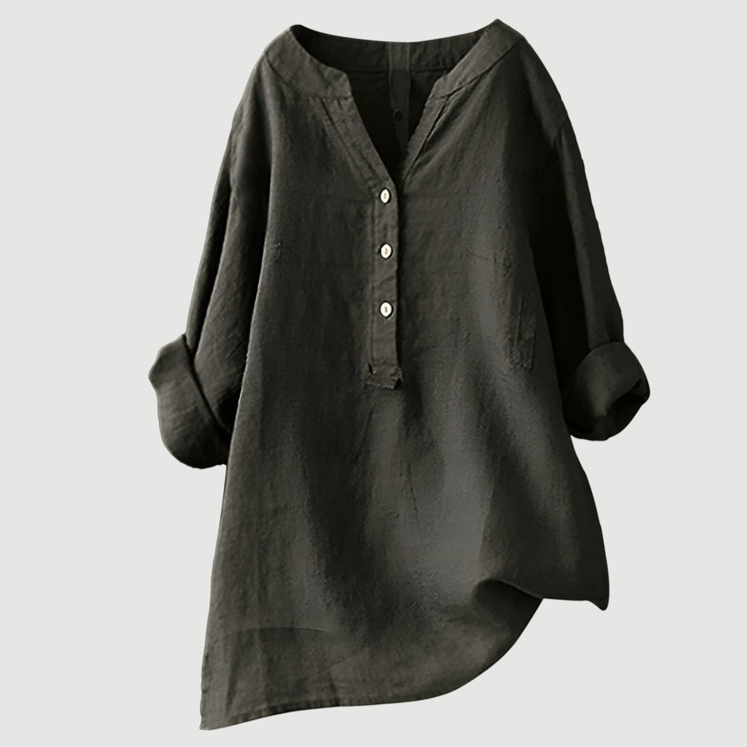 Women's Relaxed Button Tunic