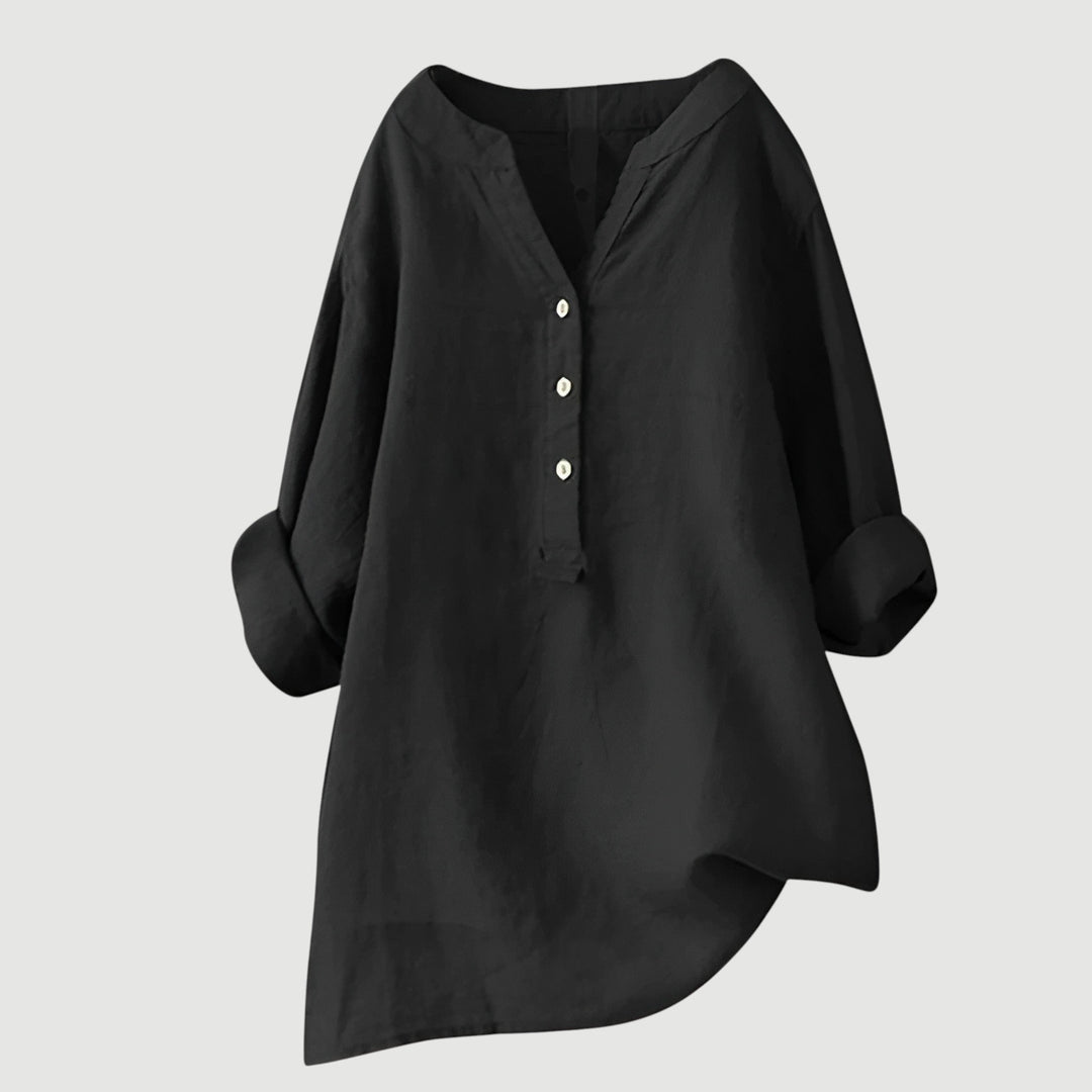 Women's Relaxed Button Tunic