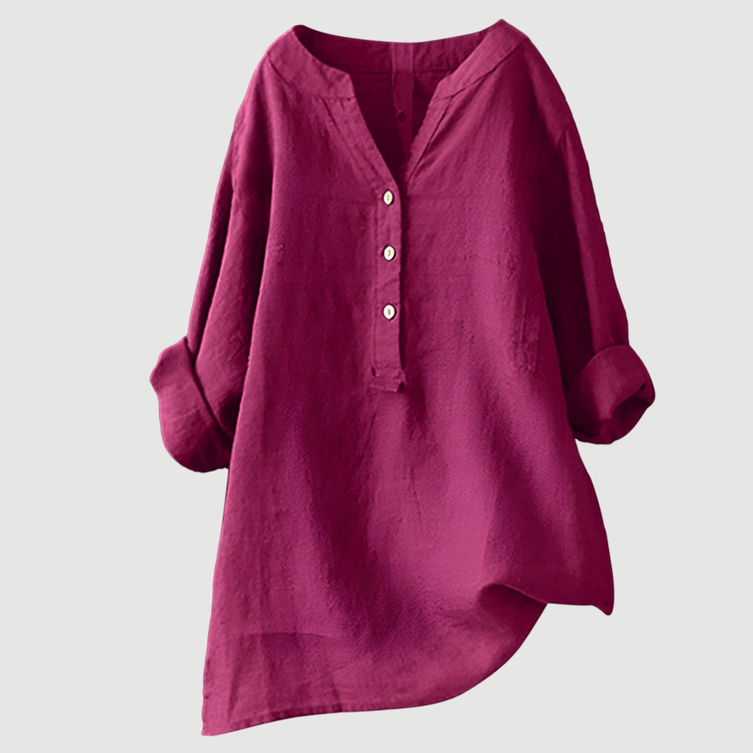 Women's Relaxed Button Tunic