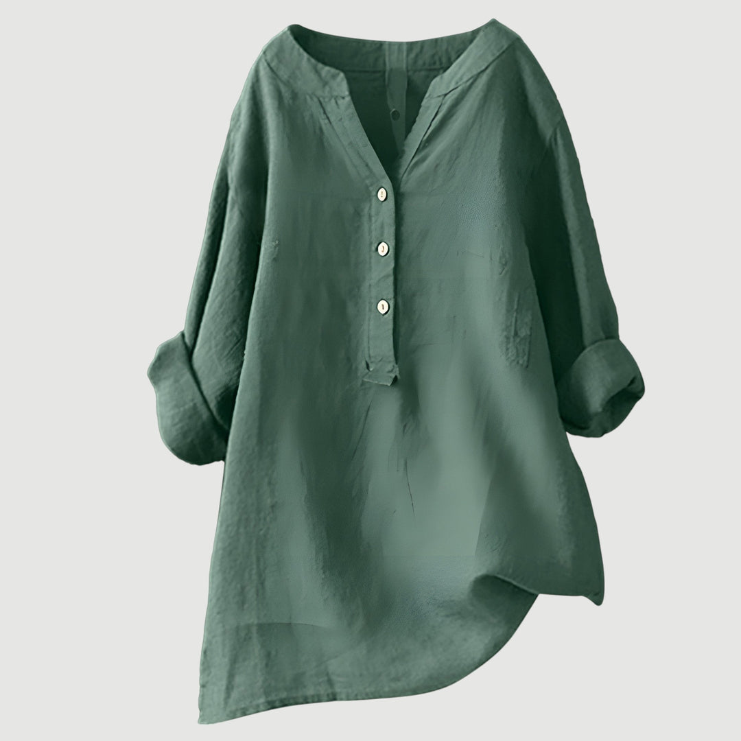 Women's Relaxed Button Tunic