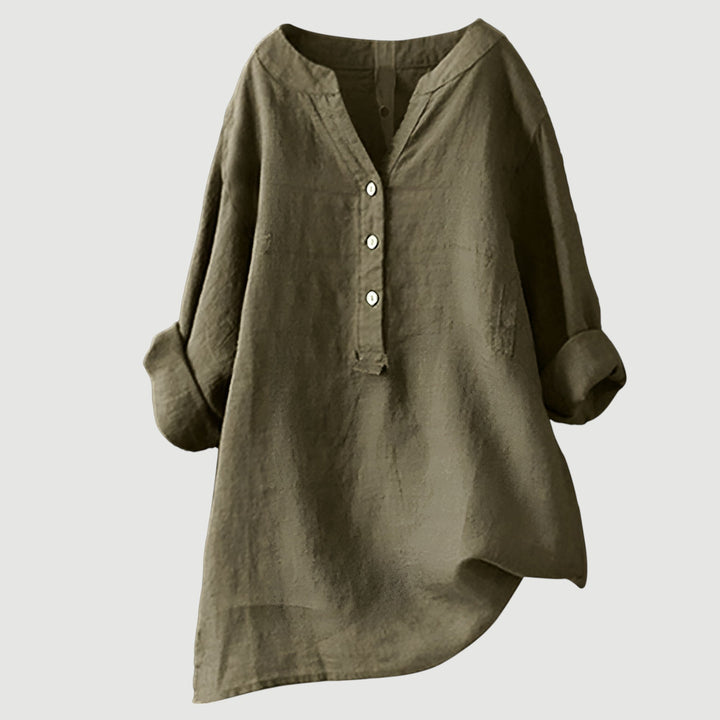 Women's Relaxed Button Tunic