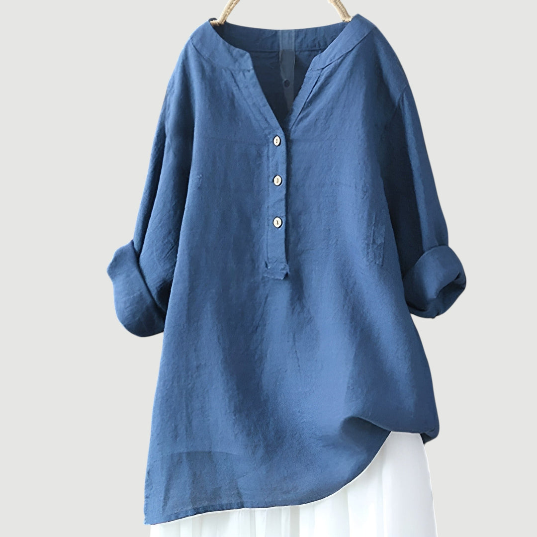 Women's Relaxed Button Tunic