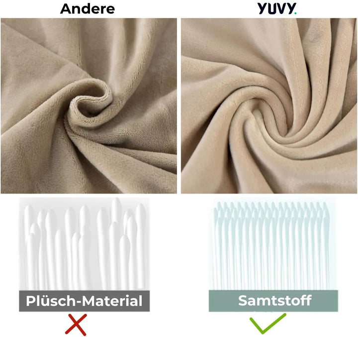 Soft elastic velvet sofa slipcover, universal fit for elegant home decor.
