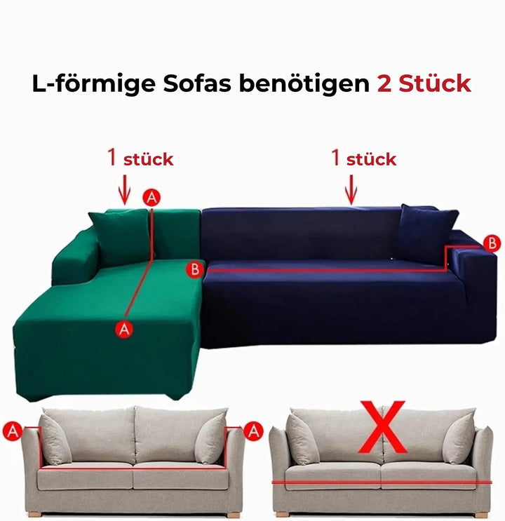 Luxurious stretch velvet sofa cover, enhancing living room aesthetics & comfort.