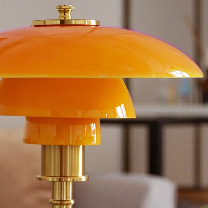 Modern home decor LED lamp, a minimalist scandinavian table lamp for ambient lighting.