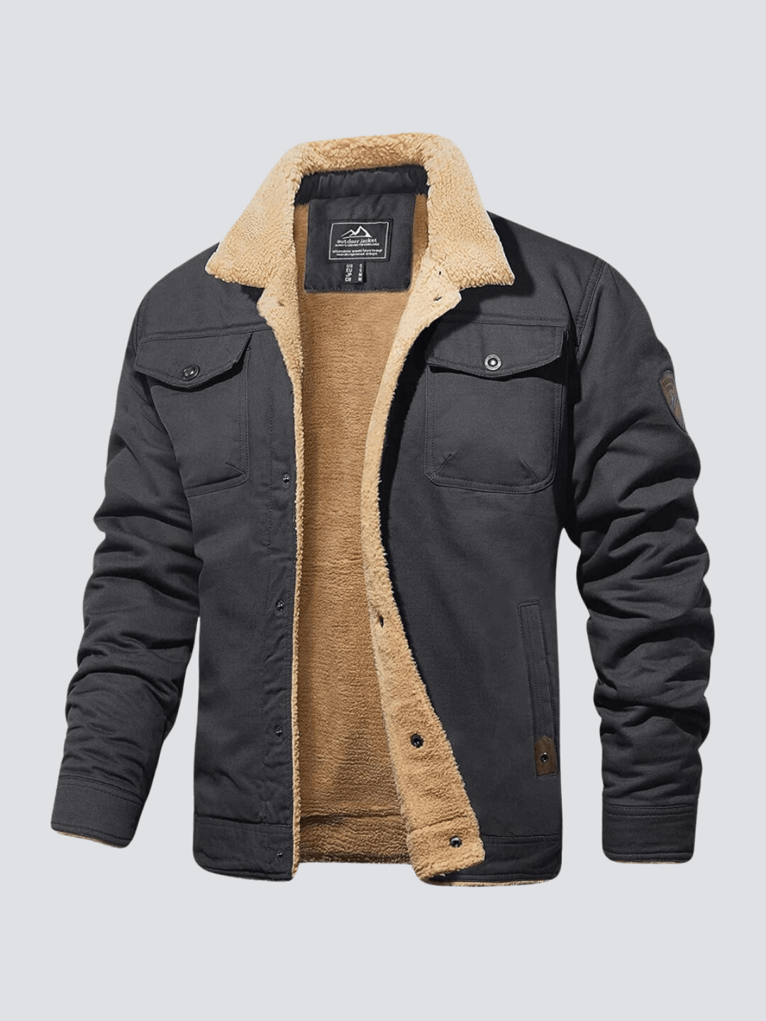 Comfortable men's autumn bomber jacket, ideal for versatile casual outerwear, fall fashion, and everyday style.