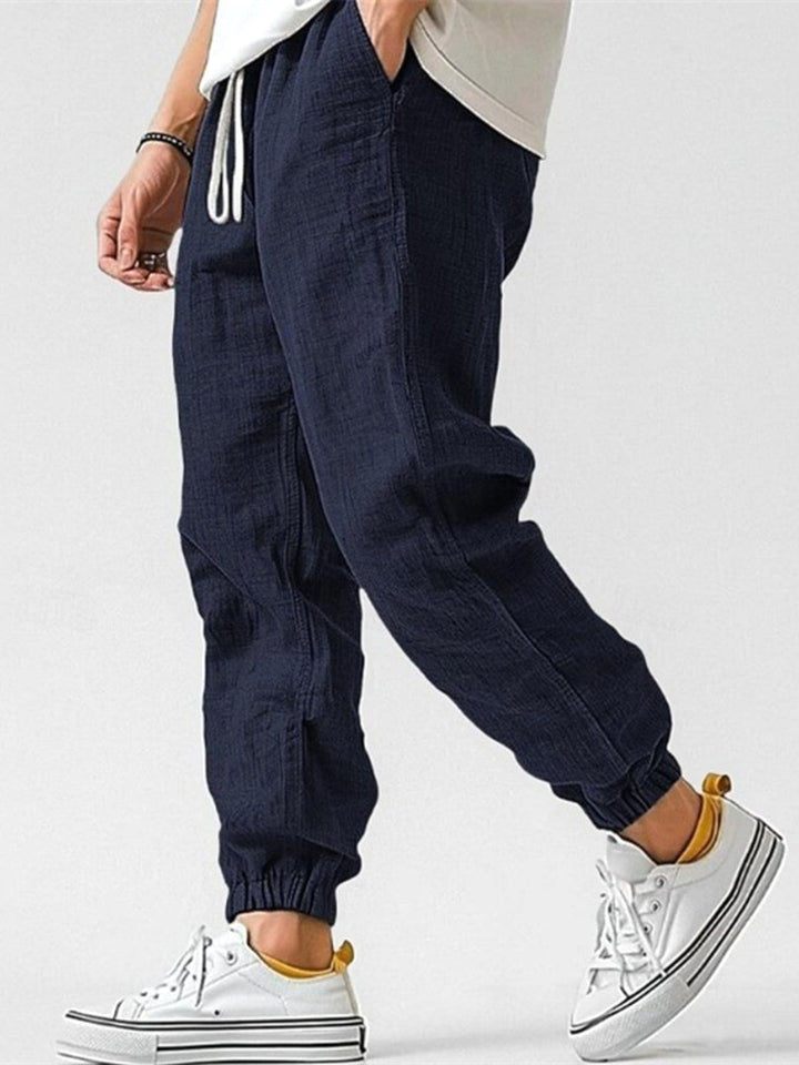 Casual men's relaxed fit joggers, designed for ultimate comfort and easy everyday style.