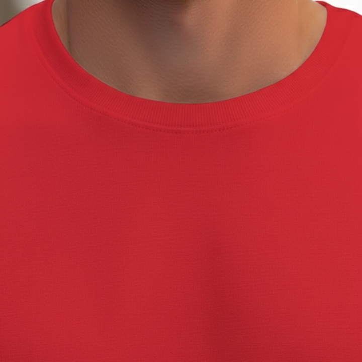 Stylish men's crew neck slim fit short sleeve t-shirt, ideal for modern casual men's fashion.