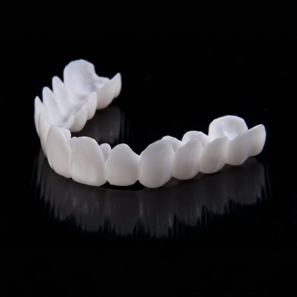 Achieve instant white teeth with these unisex cosmetic veneers for a brighter smile.