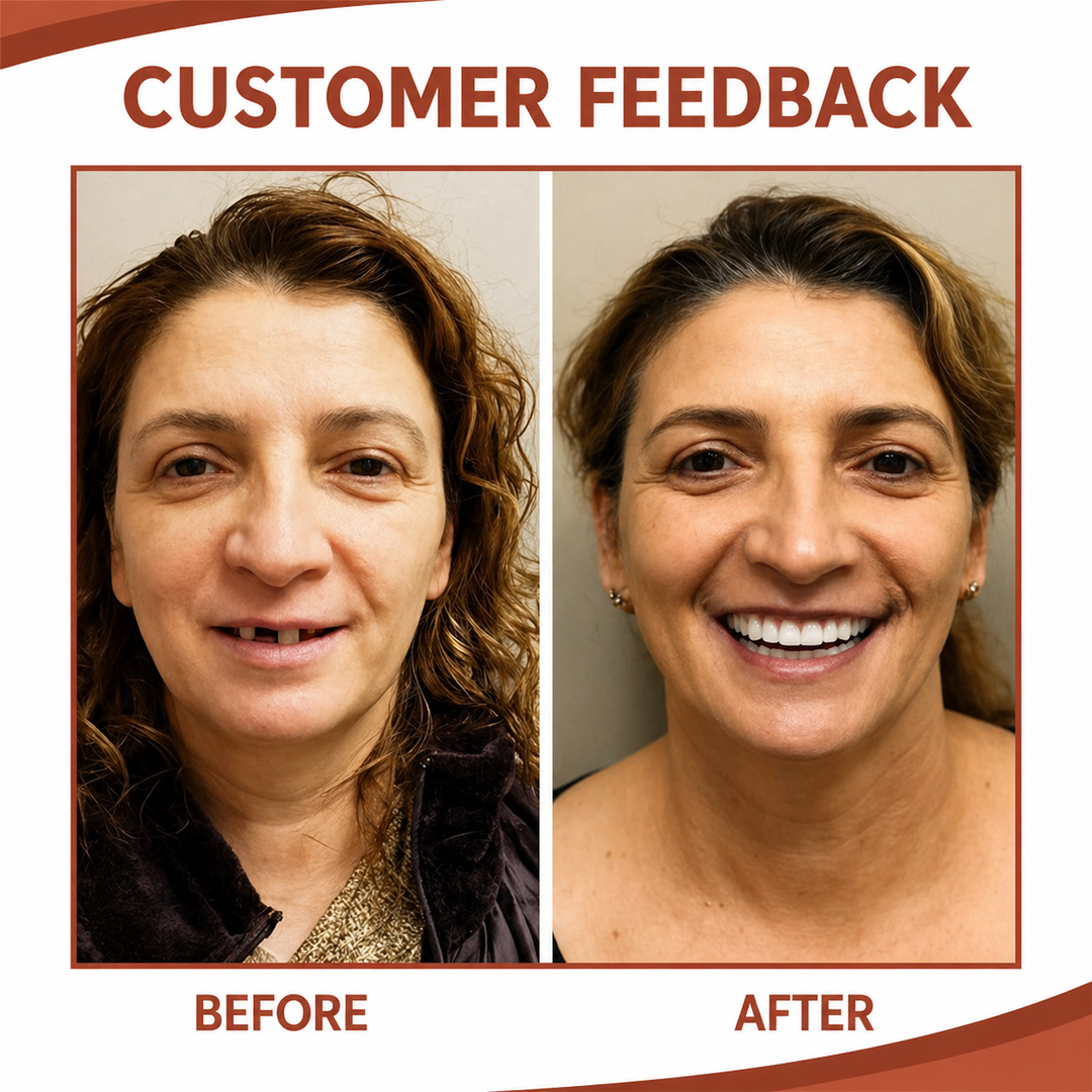 Adjustable soft silicone denture cushion for improved dental care, secure fit & mouth comfort.