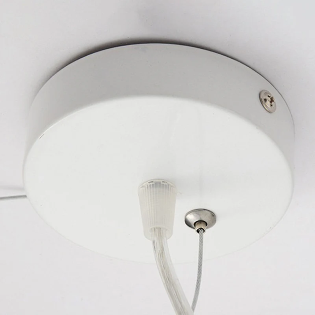 Artistic white cloud LED pendant light, provides beautiful ambient light for modern homes.