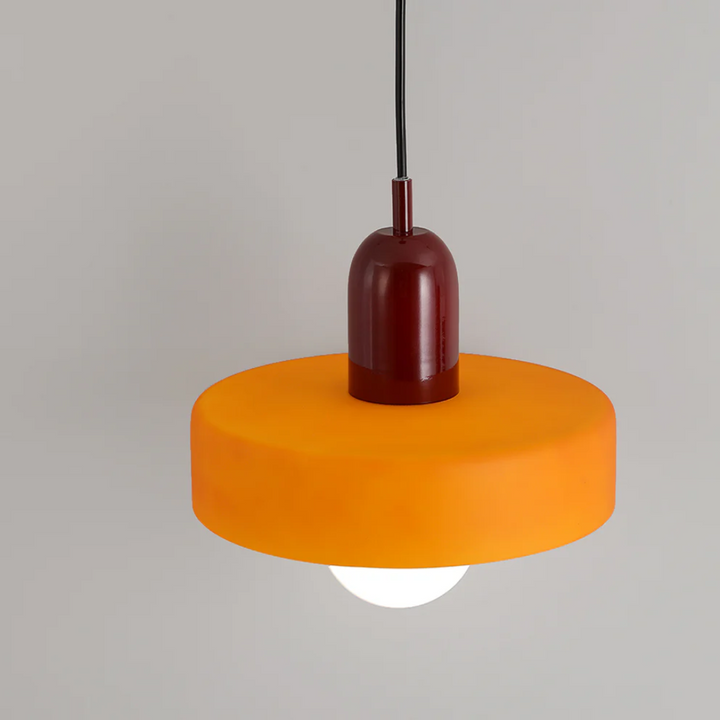 GloboLuxe design LED pendant, a modern glass light for stylish bedroom decor.