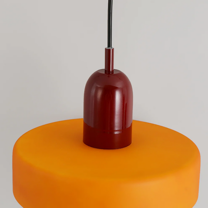 GloboLuxe adjustable glass LED pendant, energy-efficient for modern home decor.