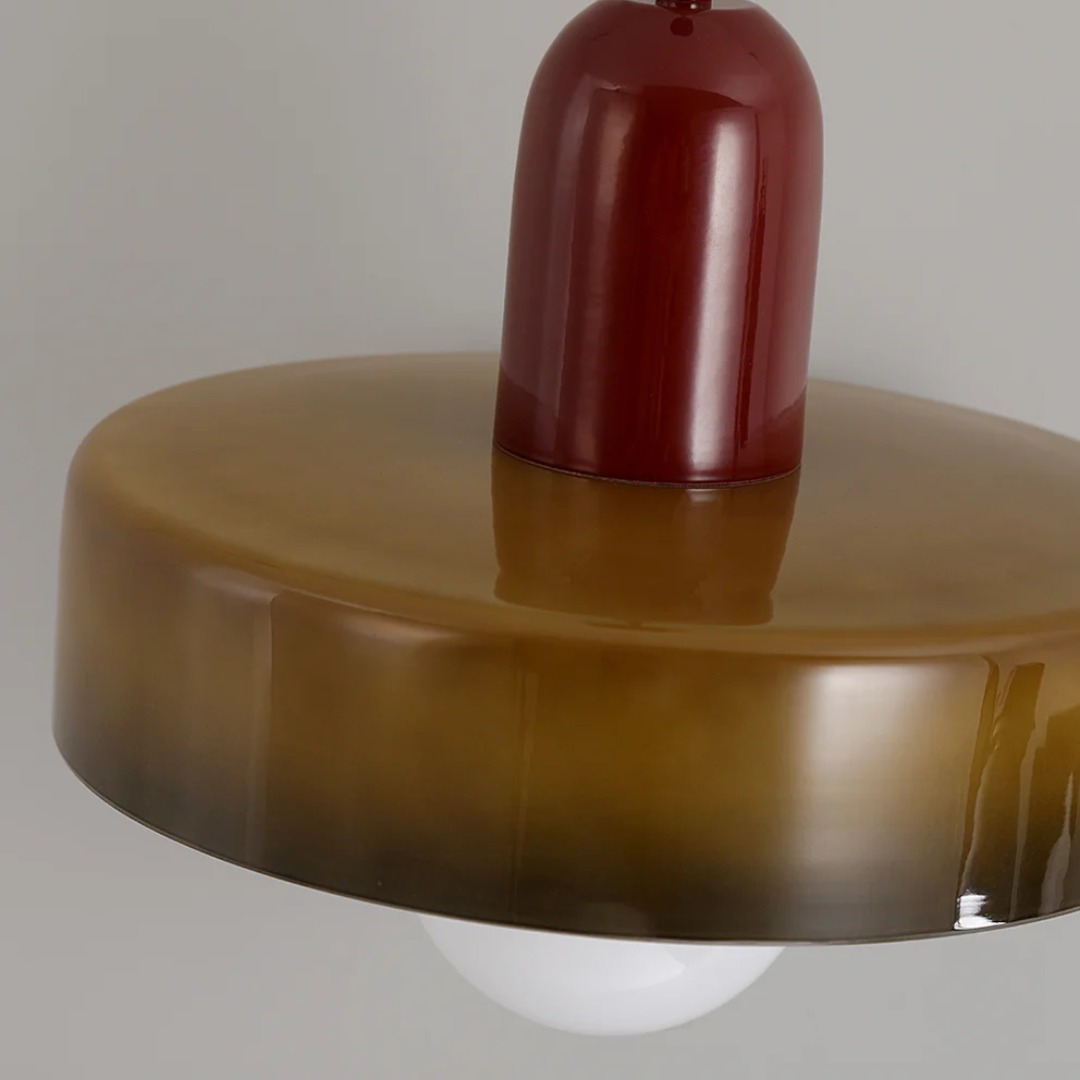 Designer GloboLuxe LED pendant, contemporary glass light for elegant interiors.