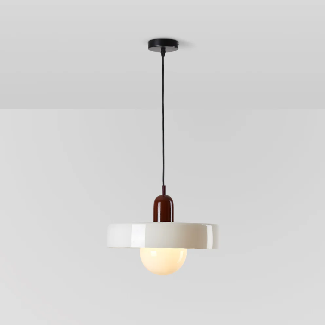 Sleek modern LED pendant light, GloboLuxe glass fixture for upscale home decor.