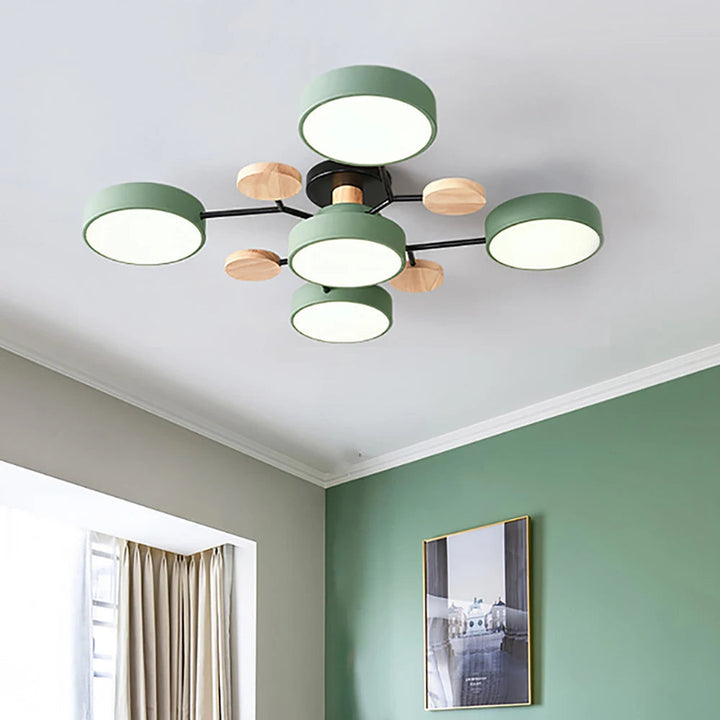 Elegant modern slim LED ceiling light, perfect for contemporary home decor and stylish interior design.