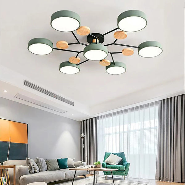Bright, energy-efficient modern slim LED ceiling lamp for stylish, contemporary home and office illumination.