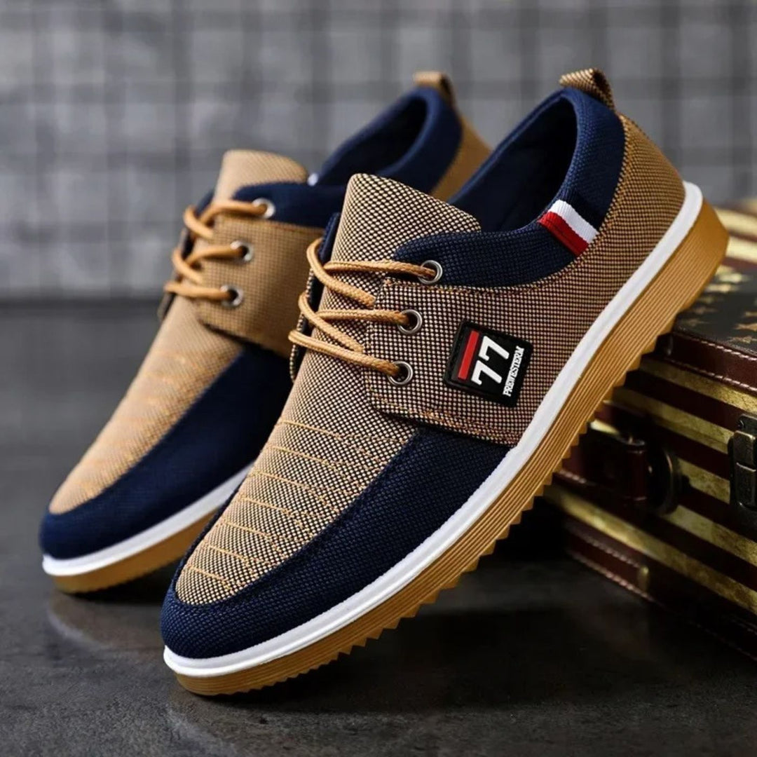 Men's stylish orthopedic lace-up shoes for all-day comfort and support, ideal for casual everyday wear.