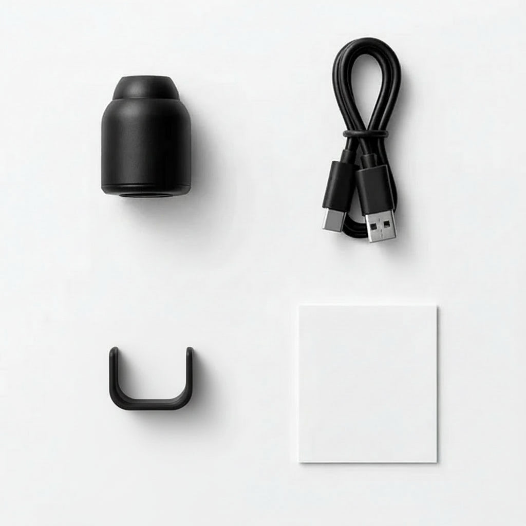High-definition 1080p nanny cam with built-in audio for discreet home security.