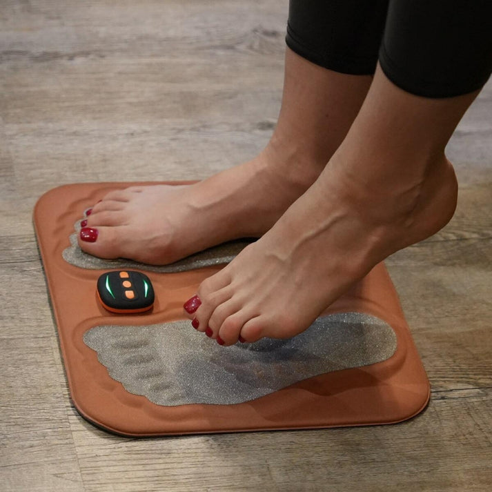 Unisex neuropathy relief stimulator for foot pain, nerve pain, and improved circulation.