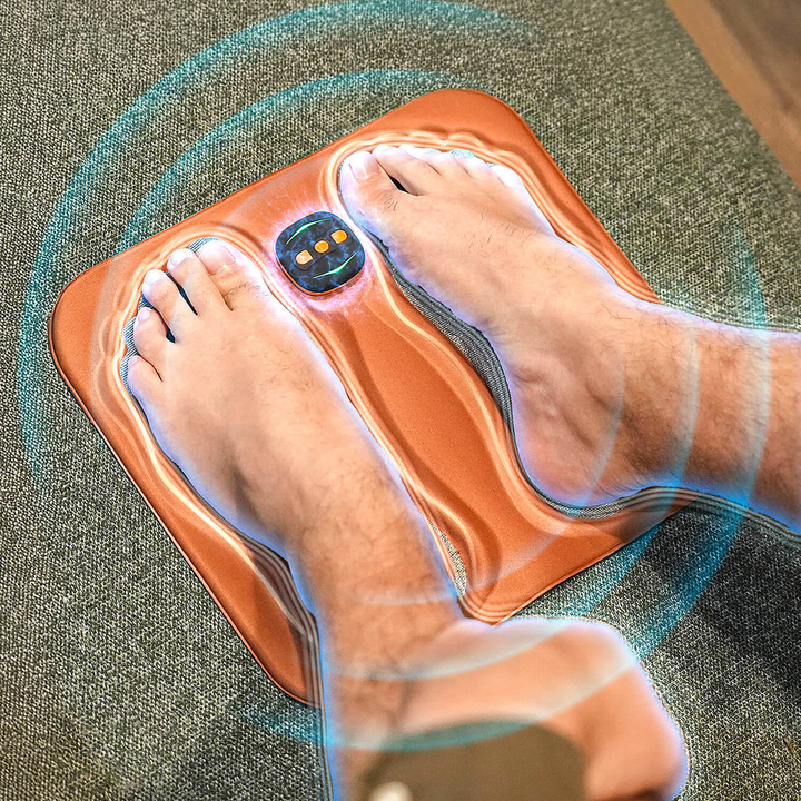 Unisex wellness device providing neuropathy relief, reducing foot pain & boosting circulation.