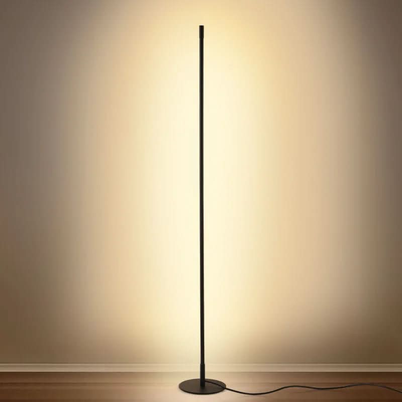 FlorGlow Dimmable Floor Lamp providing ambient lighting for living rooms, bedrooms & home offices. Elegant LED design.