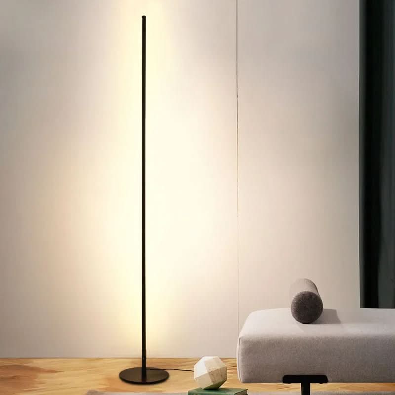 Beautiful FlorGlow Dimmable LED Standing Lamp. Modern design, elegant ambient lighting for living rooms and bedrooms.