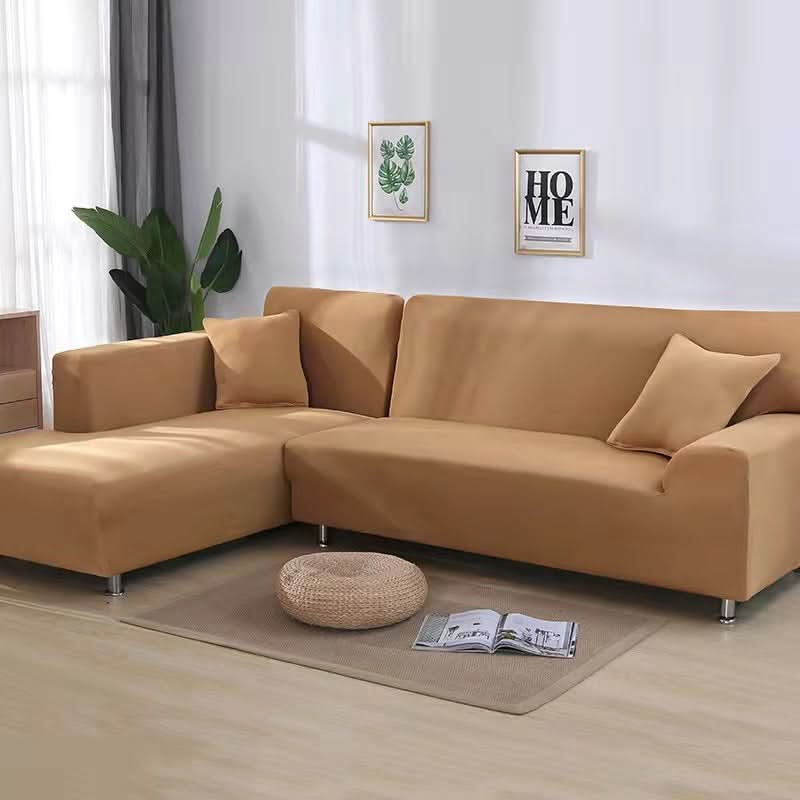 Durable elastic sofa cover, pet friendly and washable couch protector for daily use.