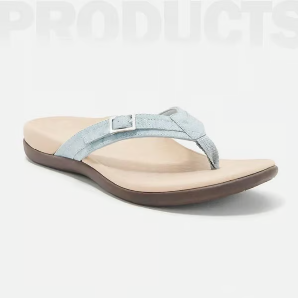 Adjustable women's sandals for a custom fit, featuring arch support & a stylish coastal design.