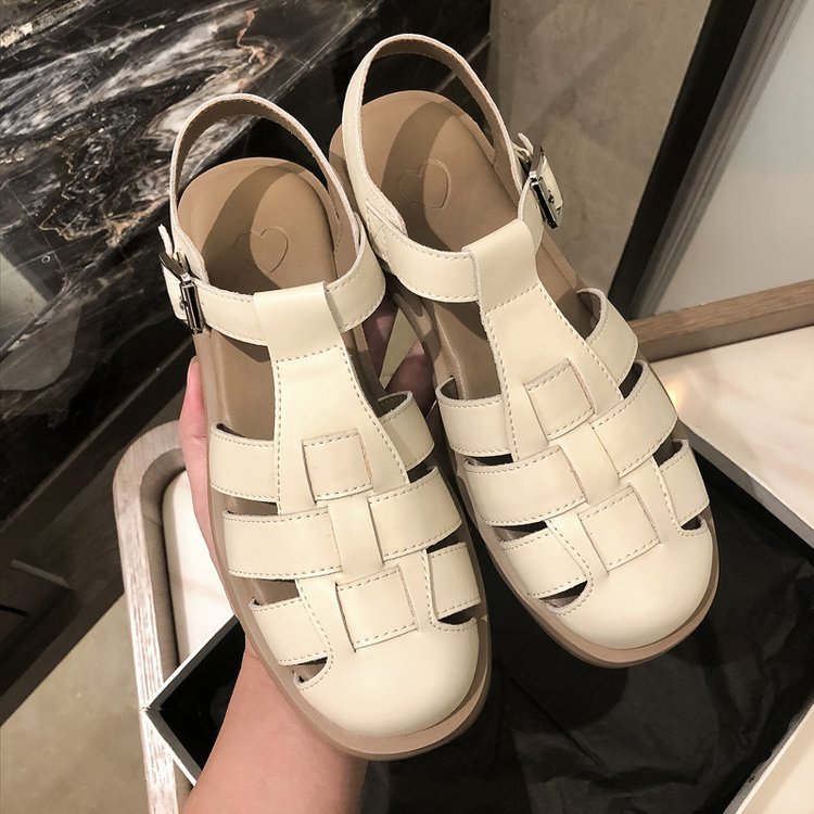 Women's Gladiator Sandals with Woven Straps