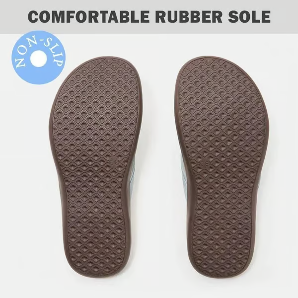 Durable women's beach sandals with arch support and adjustable straps, perfect for summer adventures.