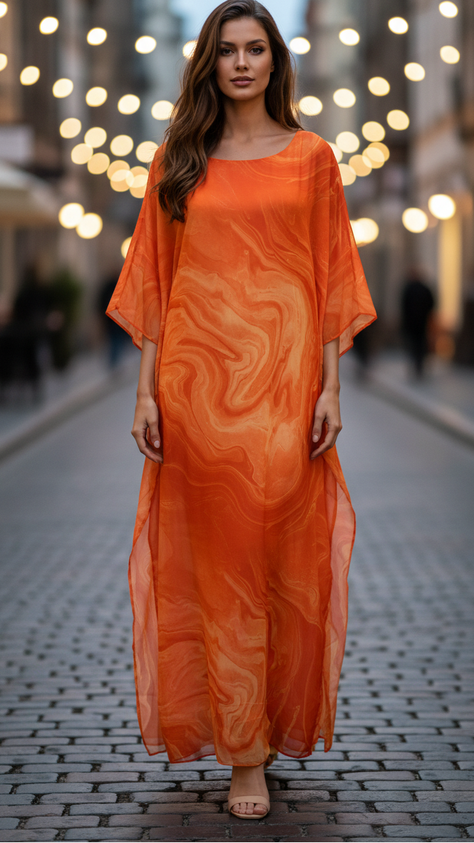 Women's Chiffon Maxi Dress