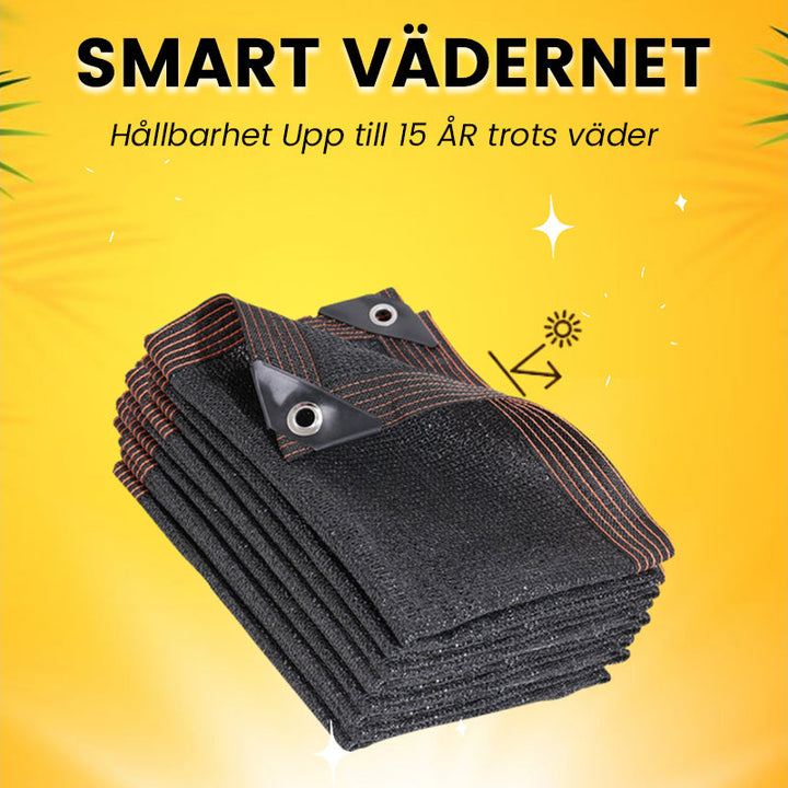 Breathable garden shade net, offering heat reduction and UV block for a cooler outdoor experience.