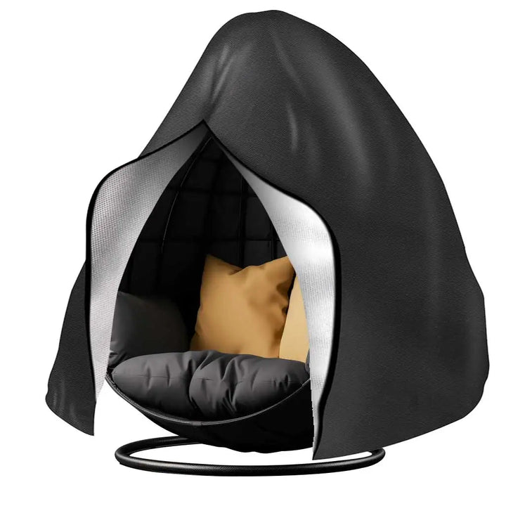 Premium outdoor egg chair protector, designed to keep your patio furniture safe from harsh elements.