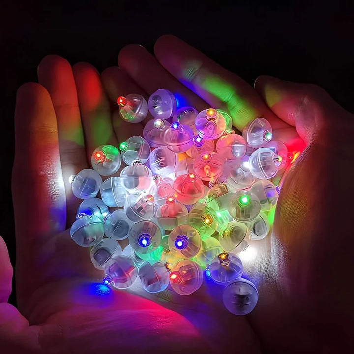Battery operated LED light pearls, Nvroome, for decorative party & home ambient lighting.