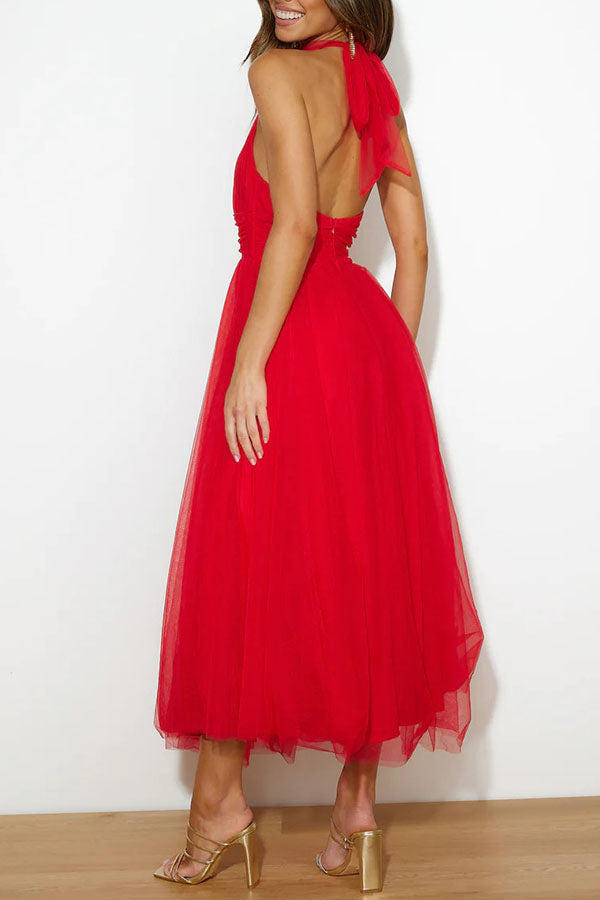 Classic black long maxi dress, women's elegant evening wear for special occasions.