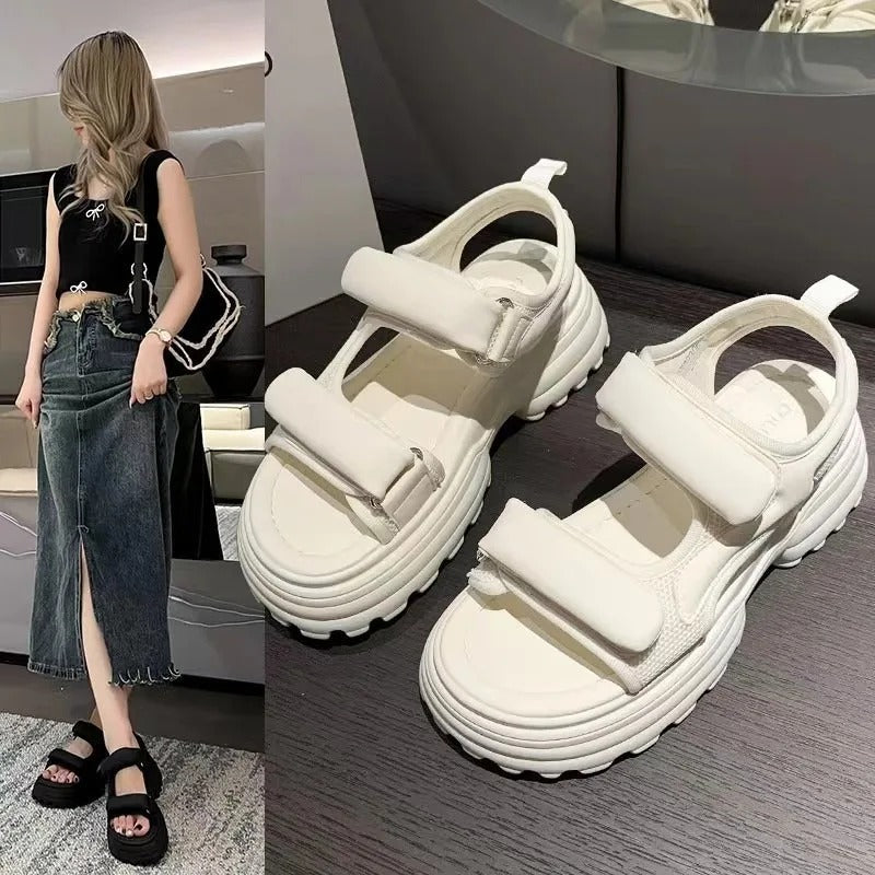 Elegant women's orthopedic wedge sandals, perfect for stylish comfort and foot health this summer.