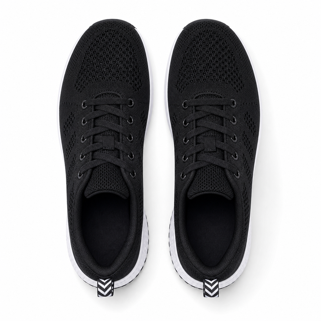 Breathable women's everyday walking flats, ensuring cool comfort & excellent foot support.