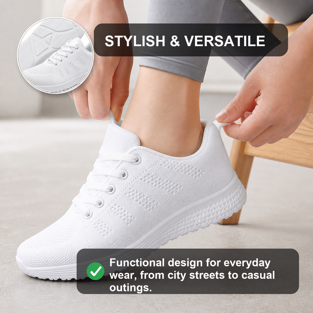 Supportive women's walking shoes, perfect for long walks, offering everyday comfort & ease.