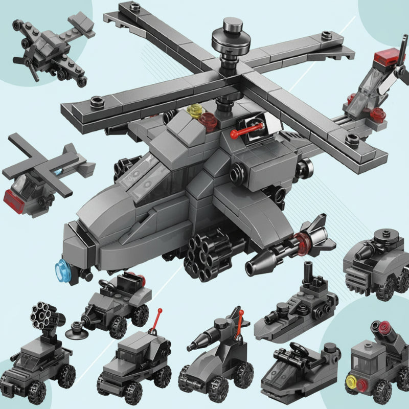 Unisex educational building blocks construction set box, a perfect STEM gift for kids.