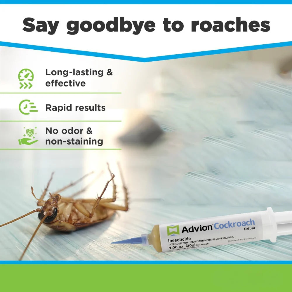 Targeted kitchen pest control solution with effective cockroach killer gel