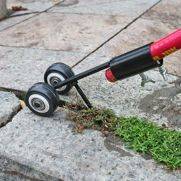 Ergonomic garden hand tool, a sturdy weed puller for efficient lawn care & gardening.
