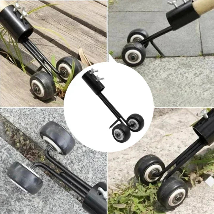 Essential garden hand tool, a durable manual weeder for effective outdoor lawn maintenance.